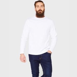 THE WHITE T-SHIRT CO. LONG SLEEVE T-SHIRT